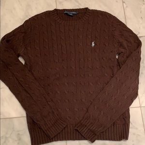 Ralph Lauren crew neck cableknit sweater